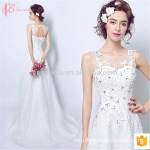 Slim fit spaghetti strap 2017 alibaba bridal gown wedding dress